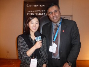 Dr.Abbey with Hyo-Jung Lee Of Phiaton Corp