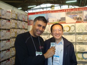 Dr.Abbey with Isaac Lam President of Artrading Indust Co Ltd