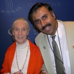 Dr.Abbey with Jane Goodhall,renowned Primatologist
