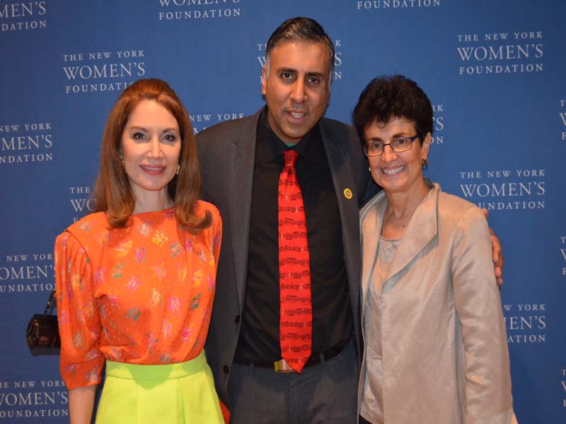 Dr.Abbey with Jean Shafiroff and Ana L.Oliveira President & CEO NYWF