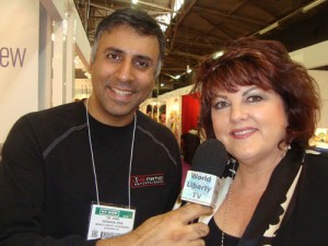 Dr.Abbey with Jennifer Colby Mktg Manager for GemOro Superior Instruments