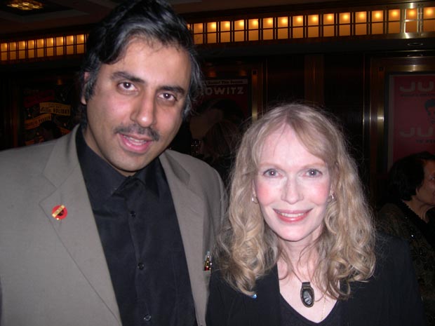Dr.Abbey with  Mia farrow Charity work with Fund4Darfur