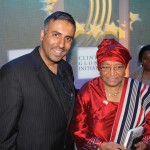 Dr.Abbey with Nobel Peace Prize Winner Liberia's President Ellen Johnson-Sirleaf