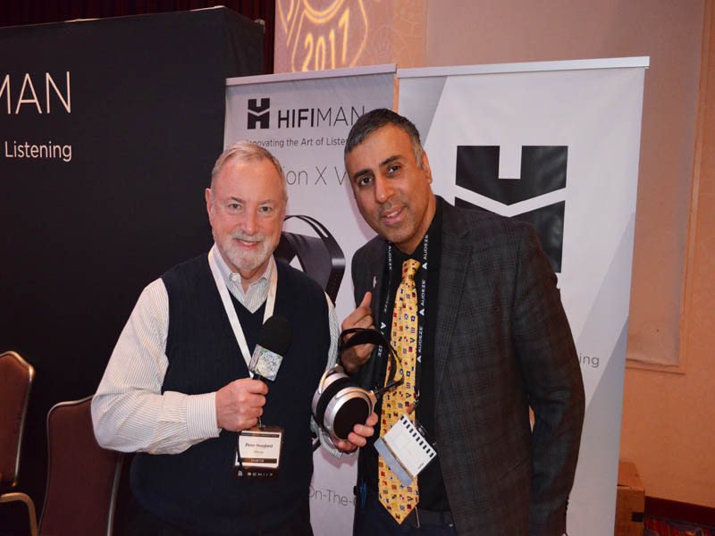 Dr.Abbey with Peter Hoagland of Hifiman