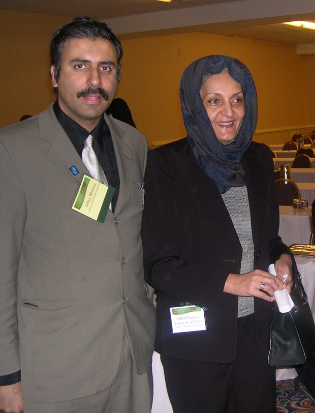Dr.Abbey with Princess Loulwah Al Faisal Bin Abdulaziz of SA