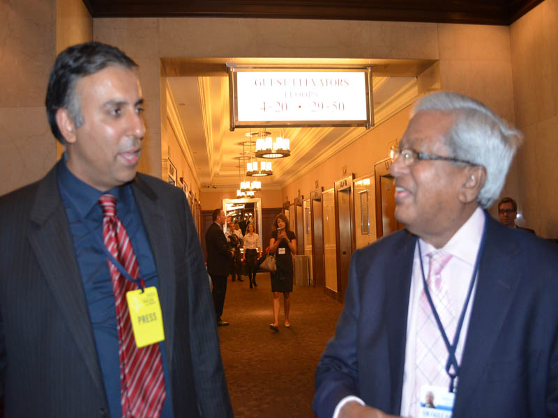 Dr.Abbey with Sir Fazle Hasan Abed Founder BRAC