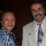 Dr.Abbey with South African Amb to Washington DC Barbara Maskerale
