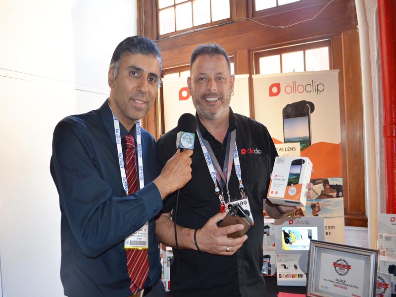 Dr.Abbey with Steve Muttram COO of Olloclip