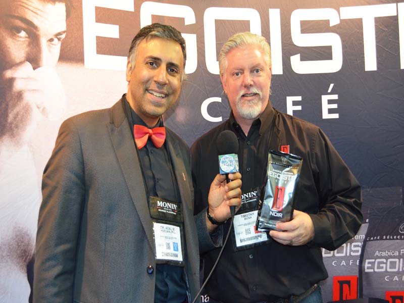 Dr.Abbey with Timothy Bush of EGOISTE Cafe