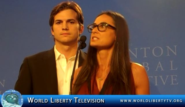 Ashton Kutcher  and  Demi Moore’s Sex Trafficking Speech at CGI 2011