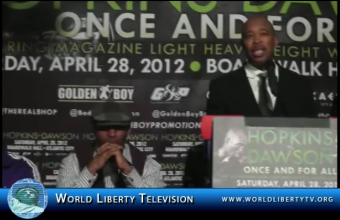 Bernard Hopkins vs. Chad Dawson, World Light Heavyweight Boxing Championship New York Press Conference 2012