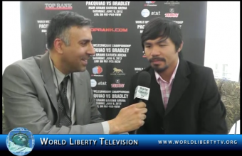 Exclusive Interview with Manny Pacquiao, Eight -Time World Boxing Champion – New York, 2012