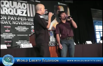 Live Duet Performance by Dan Hill & Manny Pacquiao of the Classic Hit “When We Touch” – 2011