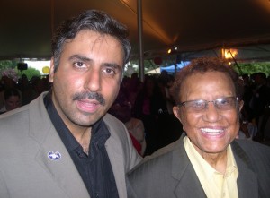 Dr. Abbey with Legendary Hal Jackson