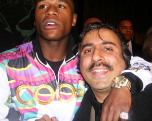 Dr.Abbey With Floyd Mayweather Boxing Great