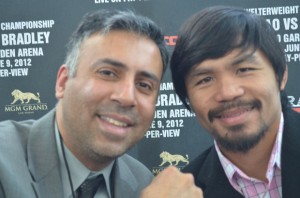 Dr.Abbey with Manny Pacquiao 8 Time World Boxing Champion