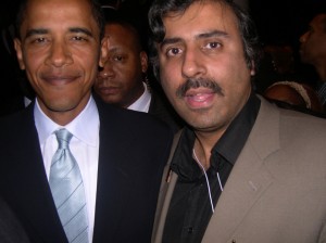 Dr. Abbey with President   Barack Obama