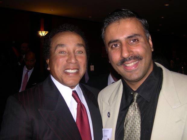 Dr.Abbey with  Smokey Robinson