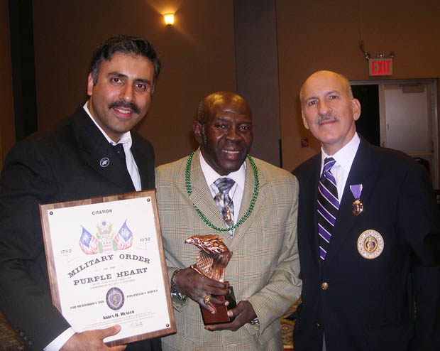 Honorees Dr. Abbey  & Emile Griffith with Capt Tony Rivera Jr