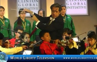 Live performance by Esperanza Azteca National Youth Orchestra at CGI 2013