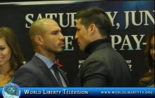 MIGUEL COTTO AND SERGIO MARTÍNEZ WORLD MIDDLEWEIGHT CHAMPIONSHIP NYC Press Conference at MSG 3/11/14