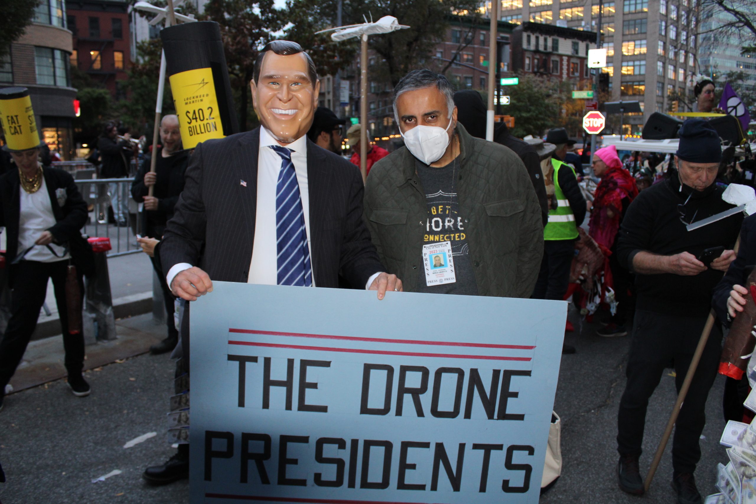 Dr Abbey with Drone Presidents