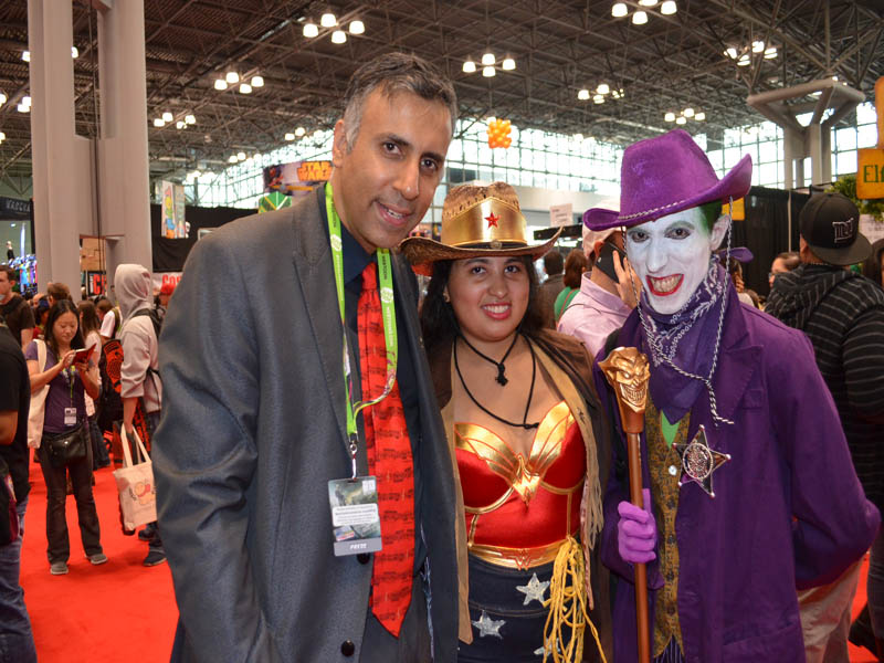 Dr.Abbey with Sheriff Joker & Cowgirl & Wonder Woman Girl