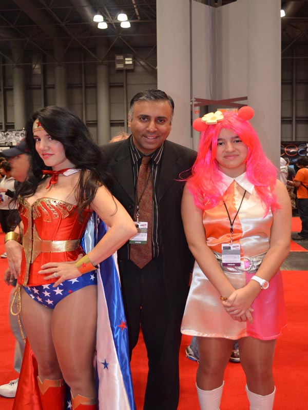Dr.Abbey with Wonder Woman & Guess Who?