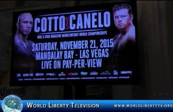 Cotto VS Canelo  interviews at NY Press Conference Aug-2015