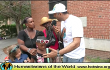 Humanitarians of the World Inc, Back to School Presentation to Needy Kids-2015