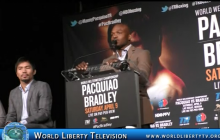 Timothy Bradley VS Manny Pacquiao  111 Fight interview @ NY Press Conf-2016