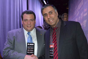 Dr.Abbey with Mauricio Sulaiman WBC President
