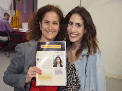 Honoree Amy Rosenthal of BDO USA LLC with her daughter