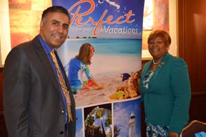 Dr.Abbey with Porsha Stubbs Smith Minster Tourism for Turks & Caicos