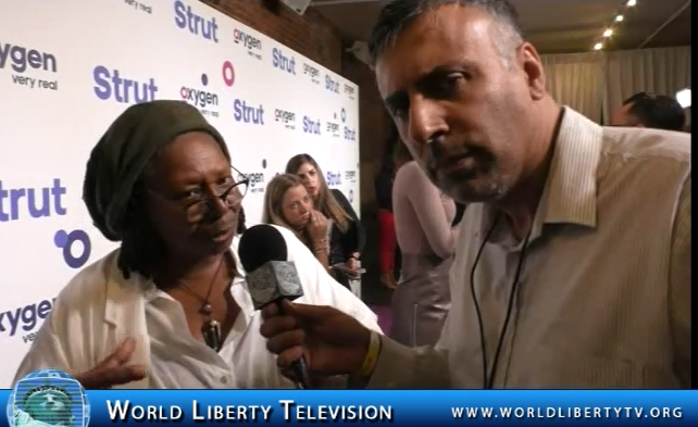 Exclusive interview  with Whoopi Goldberg Executive Producer  of STRUT- 2016