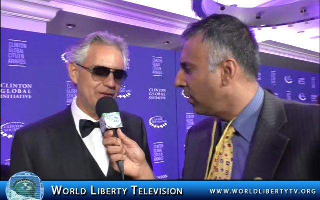 Interview with Andrea Bocelli Recording Artist & Live Performance at CGI-2016