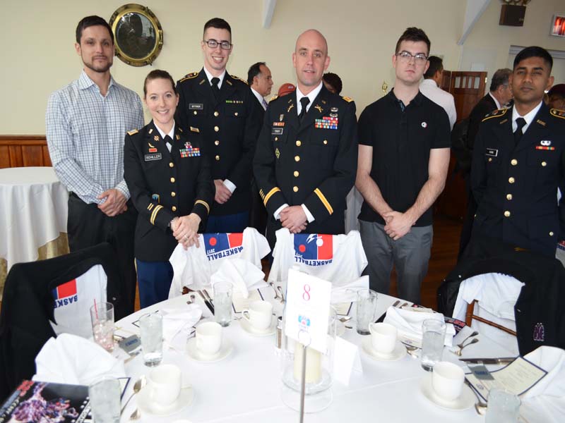 US Army sponsors of CUNY Basketball 