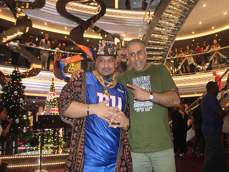 Dr Abbey with Baba Ksd Indian Rapper
