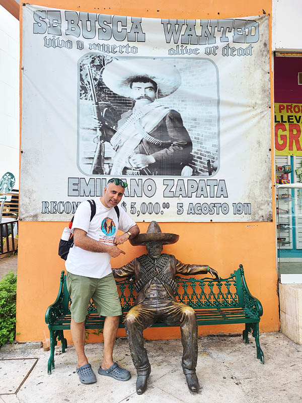 Dr Abbey with Famous Mexican Bandit Emiliano Zapata