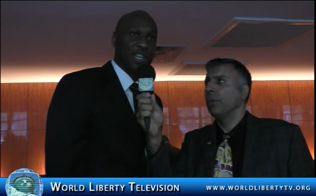 Interview with Lamar Odom 2 Time NBA Champ at NYC Basketball Hall of Fame Dinner-2017