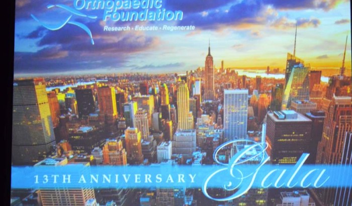 Orthopaedic Foundation’s 13th Anniversary Gala 2017- NY