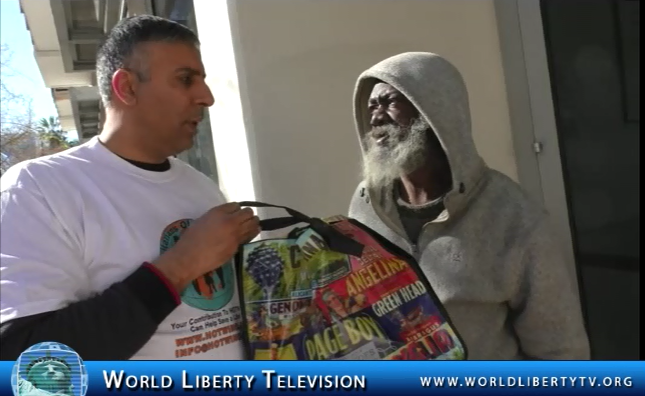 Hotw Inc  Homeless and needy family presentations in San Diego California-2018