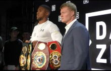 Anthony Joshua vs. Alexander Povetkin  NY Press Conf  at DAZN USA Launch -2018