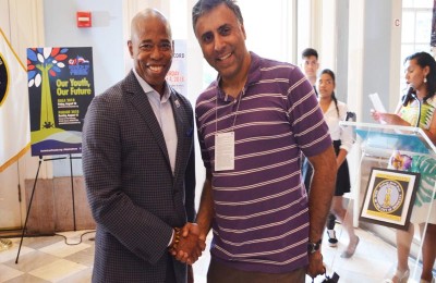 Brooklyn Borough President Eric Adams  Dominican Heritage event at Brooklyn Boro Hall -2018