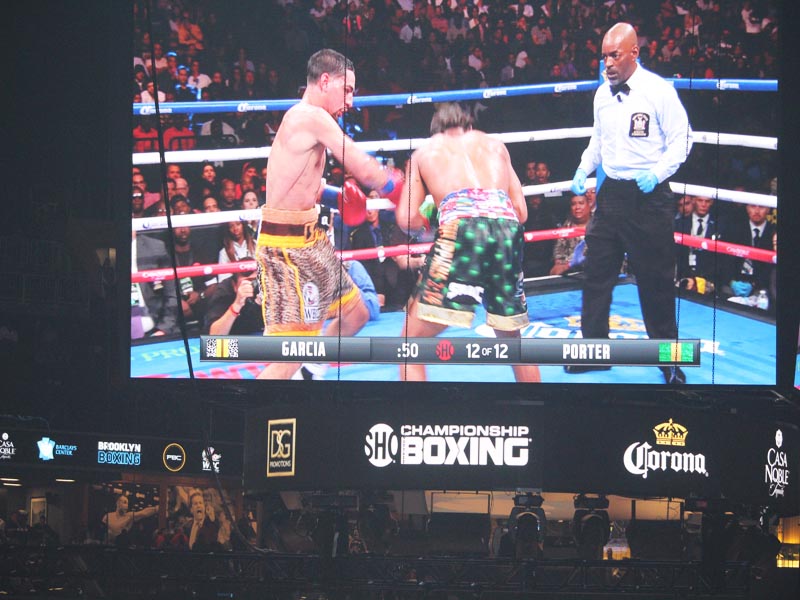 Shawn Porter vs Danny Garcia Fight at Barclay Center World Liberty TV