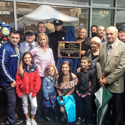 Street  Naming In Memory of PTL. Michael Melchiona Sept-2018