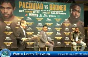 Manny Pacquiao  VS Adrien  Broner  WBA Welterweight  World Title NY Press Conf -2018