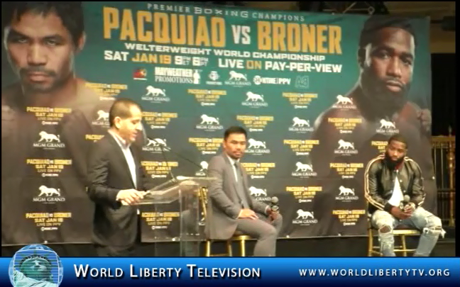 Manny Pacquiao  VS Adrien  Broner  WBA Welterweight  World Title NY Press Conf -2018