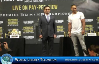 Manny Pacquiao  VS Keith Thurman in WBA WORLD Welterweight Championship NY Pr Conf-2019