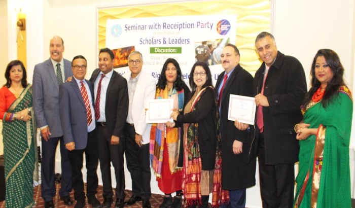 Dr Adal  Honored  & Keynote Speaker  about Global Warming @ WHRD Inc-2019